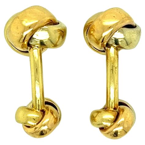 cartier gold cufflinks for sale.